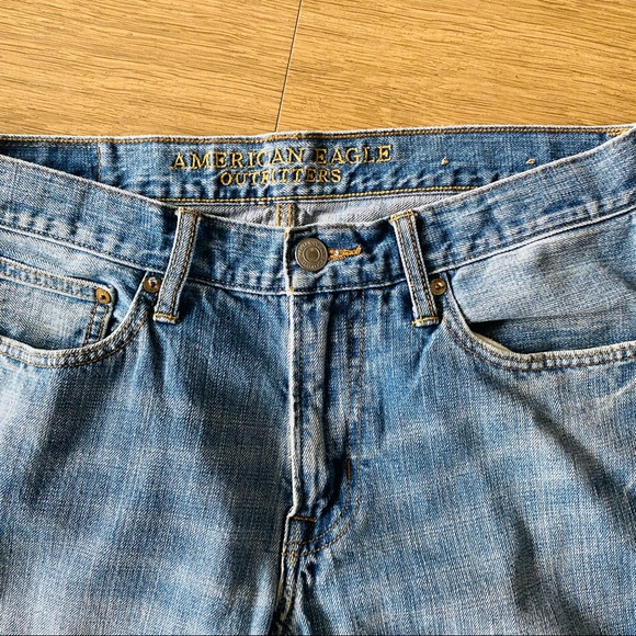 AEO American Eagle Slim Straight Denim Jeans 30/34 - Picture 4 of 10